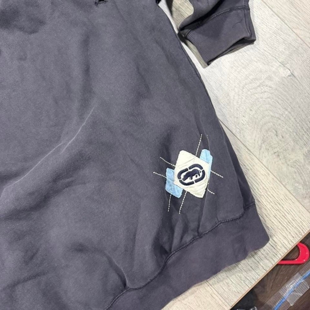 Vintage y2k echo unlimited pullover, skater hip-hop hoodie - Picture 4 of 8